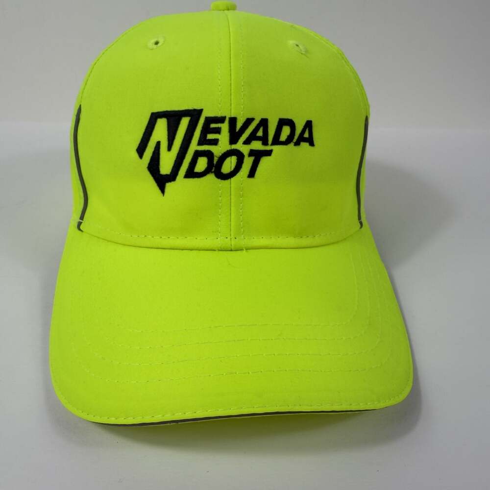 Nevada DOT Hi Vis Safety Cap Neon Yellow
